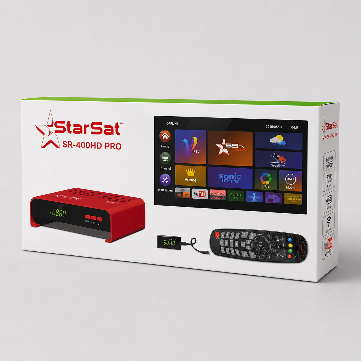 ريسيفر ستارسات SR400 HD PRO